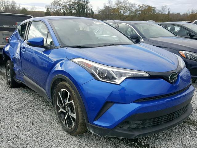 NMTKHMBX8JR041718 - 2018 TOYOTA C-HR XLE BLUE photo 1