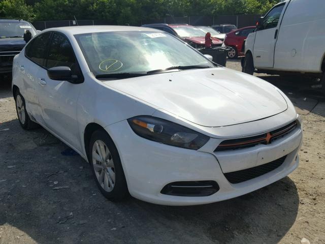 1C3CDFBB3ED768515 - 2014 DODGE DART SXT WHITE photo 1