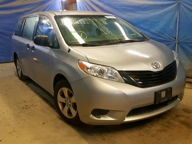 5TDZK3DC5ES514292 - 2014 TOYOTA SIENNA GRAY photo 1