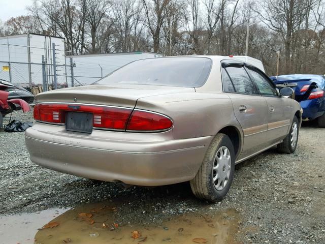 2G4WS52J611330086 - 2001 BUICK CENTURY CU BEIGE photo 4