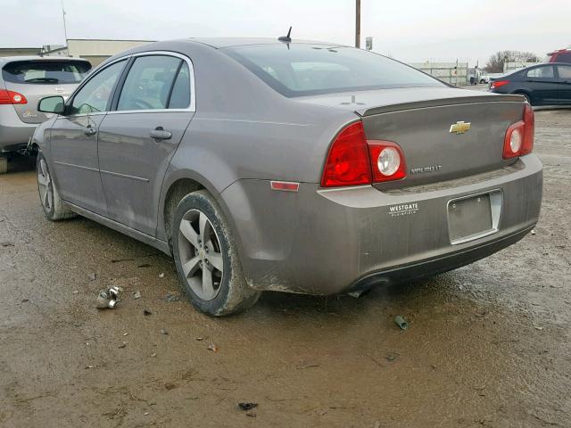 1G1ZC5E1XBF129448 - 2011 CHEVROLET MALIBU 1LT GRAY photo 3