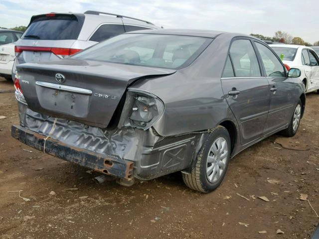 4T1BE32K16U721192 - 2006 TOYOTA CAMRY LE GRAY photo 4