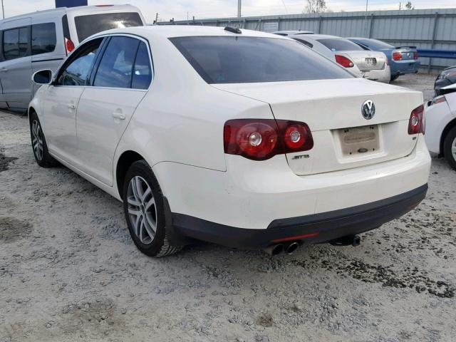 3VWST71K86M840877 - 2006 VOLKSWAGEN JETTA TDI WHITE photo 3