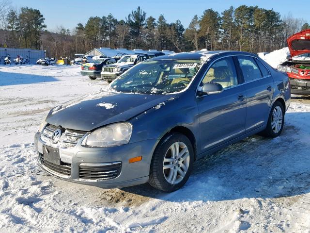 3VWDT71K26M017774 - 2006 VOLKSWAGEN JETTA TDI BLUE photo 2