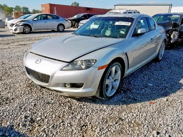 JM1FE17N440122854 - 2004 MAZDA RX8 SILVER photo 2