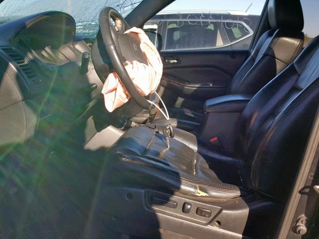 2HNYD18605H528219 - 2005 ACURA MDX TOURIN BLACK photo 5