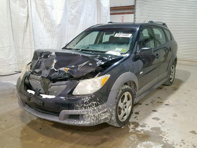 5Y2SL65877Z421768 - 2007 PONTIAC VIBE BLACK photo 2