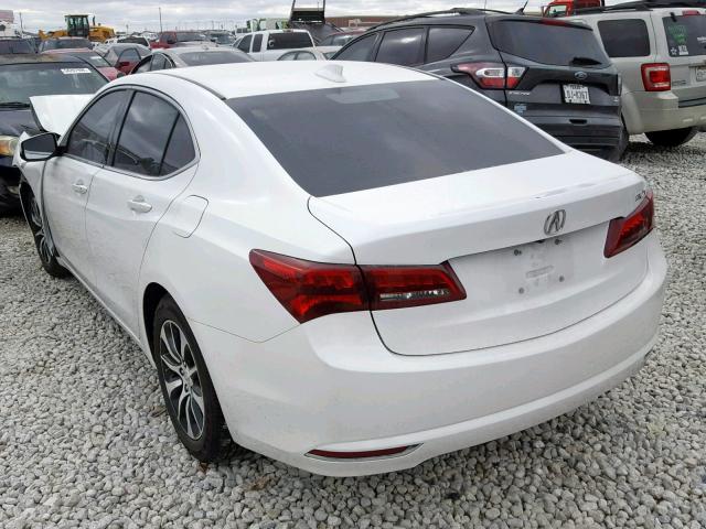 19UUB1F55GA001820 - 2016 ACURA TLX TECH WHITE photo 3