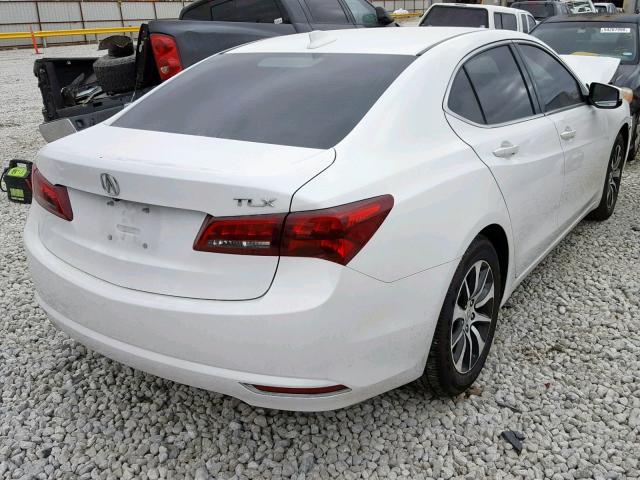 19UUB1F55GA001820 - 2016 ACURA TLX TECH WHITE photo 4