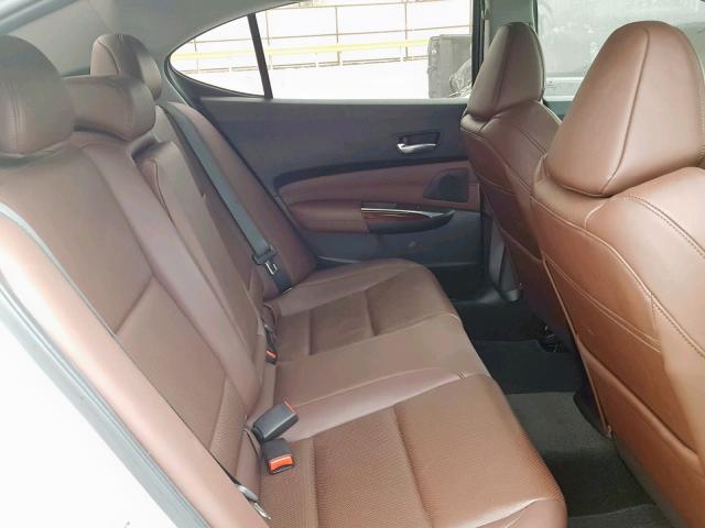 19UUB1F55GA001820 - 2016 ACURA TLX TECH WHITE photo 6