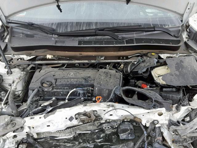 19UUB1F55GA001820 - 2016 ACURA TLX TECH WHITE photo 7