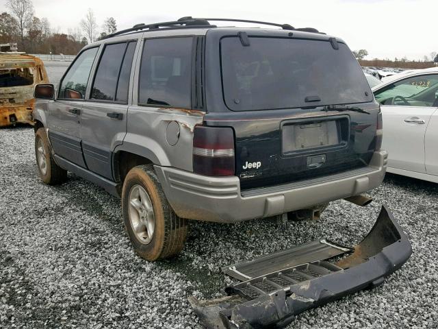 1J4GZ88Z9WC262123 - 1998 JEEP GRAND CHER GRAY photo 3