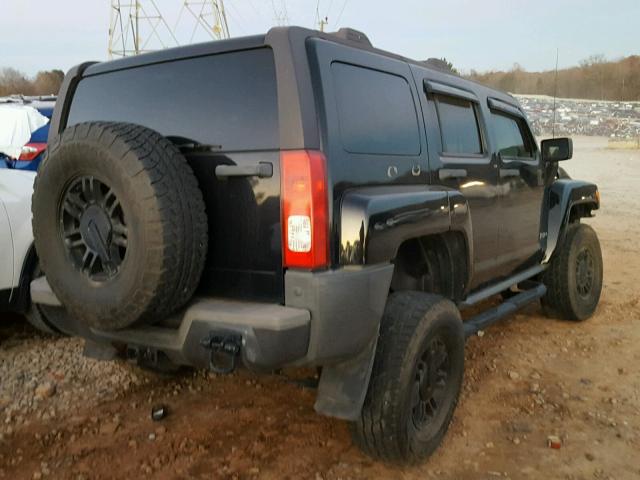 5GTDN136668136046 - 2006 HUMMER H3 BLACK photo 4