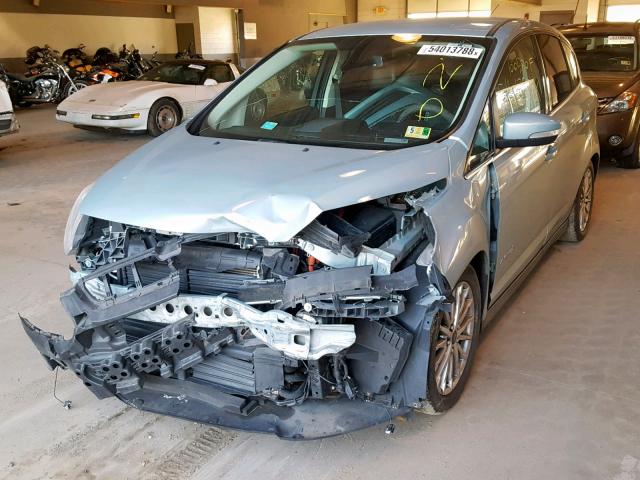 1FADP5BU7DL541311 - 2013 FORD C-MAX SEL GREEN photo 2