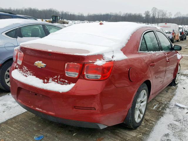 1G11C5SL2EF181471 - 2014 CHEVROLET MALIBU 1LT RED photo 4