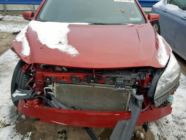 1G11C5SL2EF181471 - 2014 CHEVROLET MALIBU 1LT RED photo 7