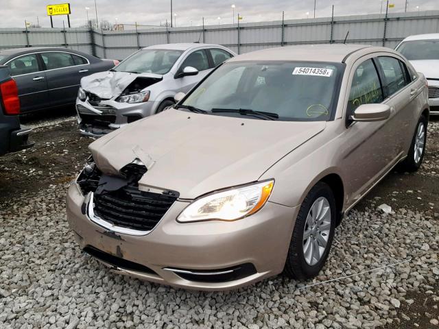 1C3CCBBB7EN165167 - 2014 CHRYSLER 200 TOURIN TAN photo 2