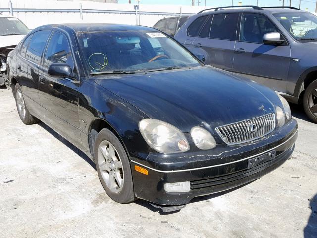 JT8BD69S430186696 - 2003 LEXUS GS 300 BLACK photo 1