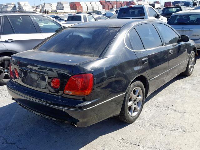 JT8BD69S430186696 - 2003 LEXUS GS 300 BLACK photo 4