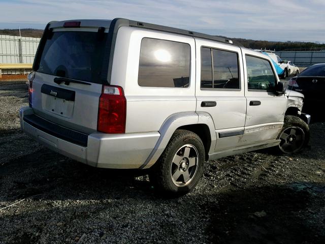 1J8HH48K66C165642 - 2006 JEEP COMMANDER 银色 照片 4