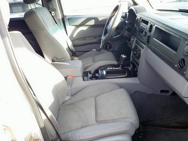 1J8HH48K66C165642 - 2006 JEEP COMMANDER 银色 照片 5