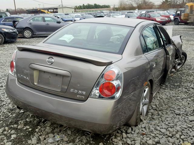 1N4BL11D36N346987 - 2006 NISSAN ALTIMA SE GRAY photo 4