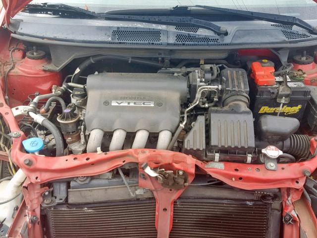 JHMGD38647S058445 - 2007 HONDA FIT S 红色 照片 7