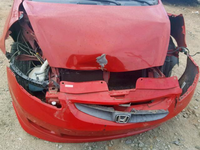JHMGD38647S058445 - 2007 HONDA FIT S 红色 照片 9
