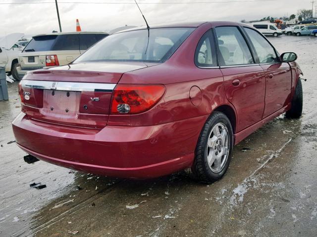 1G8JD54R35Y502079 - 2005 SATURN L300 LEVEL MAROON photo 4