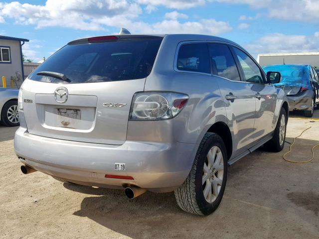 JM3ER293870165607 - 2007 MAZDA CX-7 SILVER photo 4