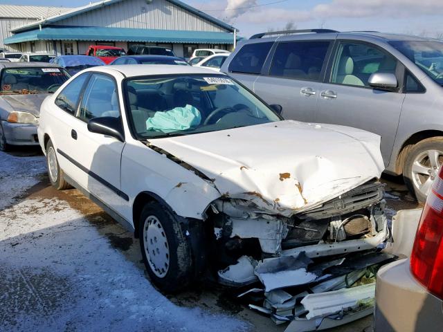 1HGEJ6127VL018203 - 1997 HONDA CIVIC DX WHITE photo 1