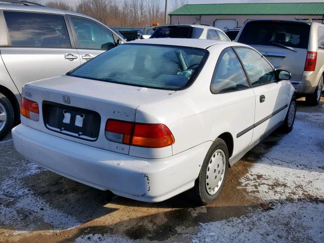 1HGEJ6127VL018203 - 1997 HONDA CIVIC DX WHITE photo 4