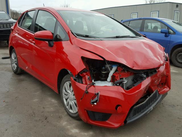 3HGGK5H54HM705819 - 2017 HONDA FIT LX RED photo 1