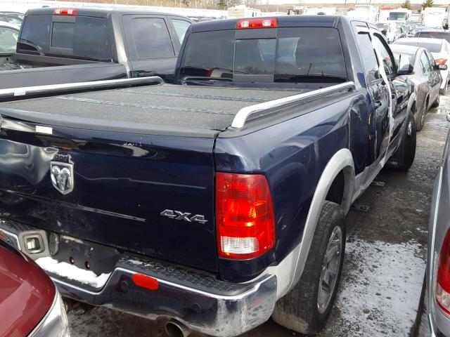 1C6RD7JT6CS206372 - 2012 DODGE RAM TRUCK BLUE photo 4