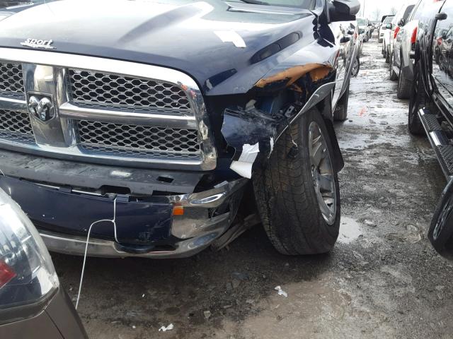 1C6RD7JT6CS206372 - 2012 DODGE RAM TRUCK BLUE photo 9