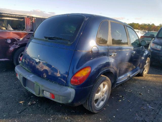 3C8FY4BB51T516883 - 2001 CHRYSLER PT CRUISER BLUE photo 4