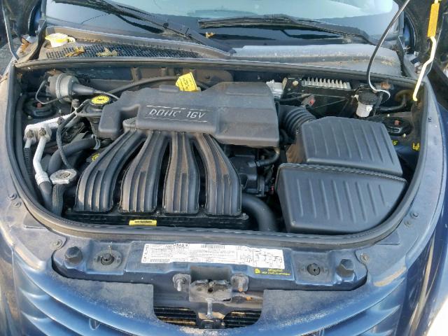 3C8FY4BB51T516883 - 2001 CHRYSLER PT CRUISER BLUE photo 7