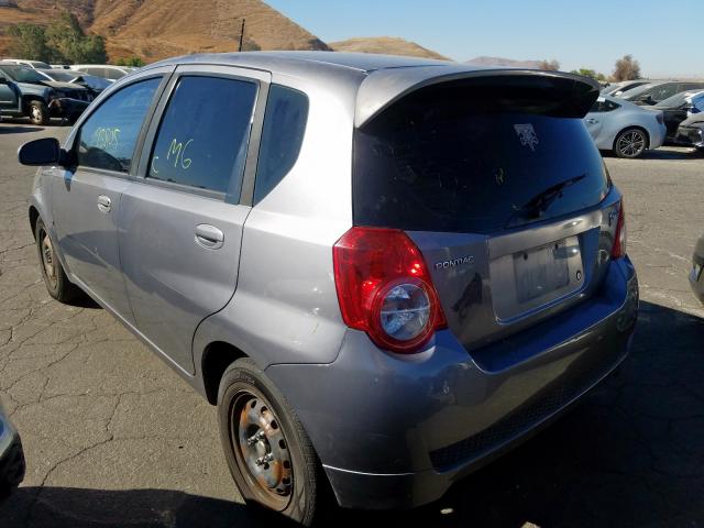 KL2TD66EX9B642687 - 2009 PONTIAC G3 SILVER photo 3