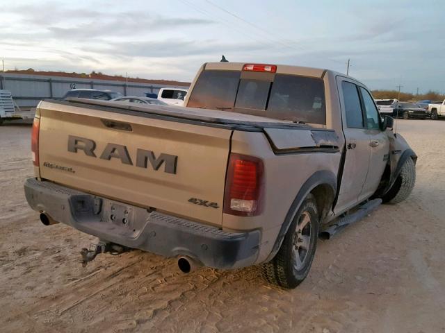 1C6RR7YT5HS603747 - 2017 RAM 1500 REBEL ყავისფერი ფოტო 4
