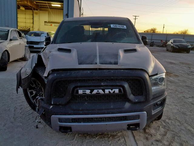 1C6RR7YT5HS603747 - 2017 RAM 1500 REBEL BROWN photo 9