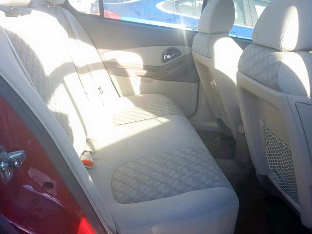 1G1ZT54875F278161 - 2005 CHEVROLET MALIBU LS Tünd qırmızı foto 6