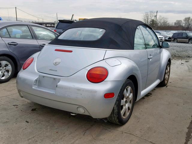 3VWCD21Y33M317531 - 2003 VOLKSWAGEN NEW BEETLE 银色 照片 4