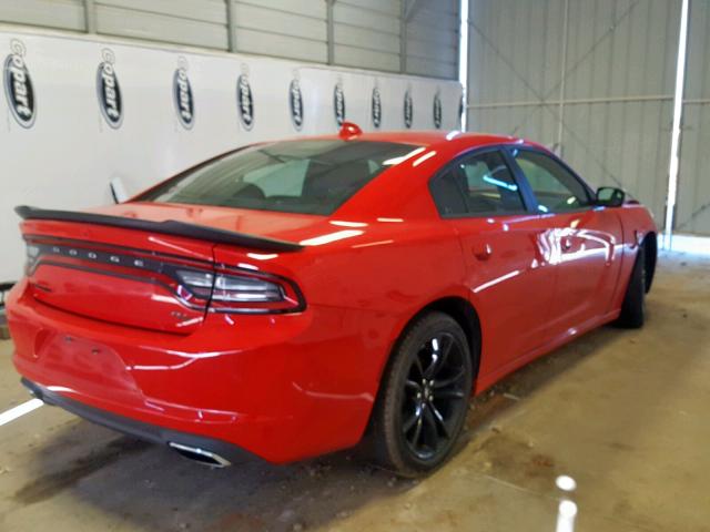 2C3CDXCT8JH265573 - 2018 DODGE CHARGER R/ RED photo 4