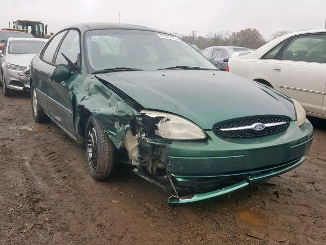 1FAFP55S0YG182935 - 2000 FORD TAURUS SES GREEN photo 1