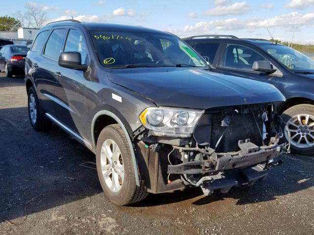 1D4RE2GG6BC631167 - 2011 DODGE DURANGO EX GRAY photo 1