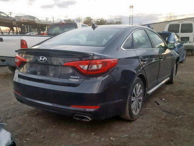 5NPE34AF0HH472298 - 2017 HYUNDAI SONATA SPO BLACK photo 4