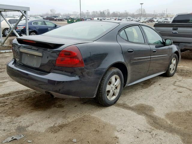 2G2WP552871193627 - 2007 PONTIAC GRAND PRIX BLACK photo 4
