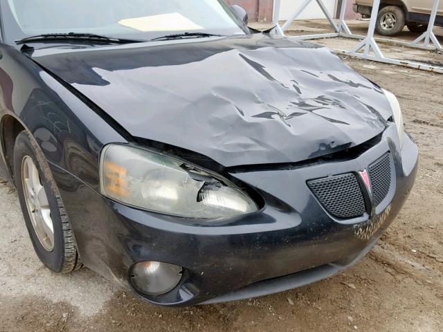 2G2WP552871193627 - 2007 PONTIAC GRAND PRIX BLACK photo 9