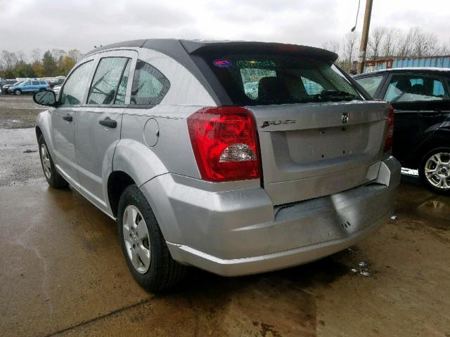 1B3HB28B98D574469 - 2008 DODGE CALIBER SILVER photo 3