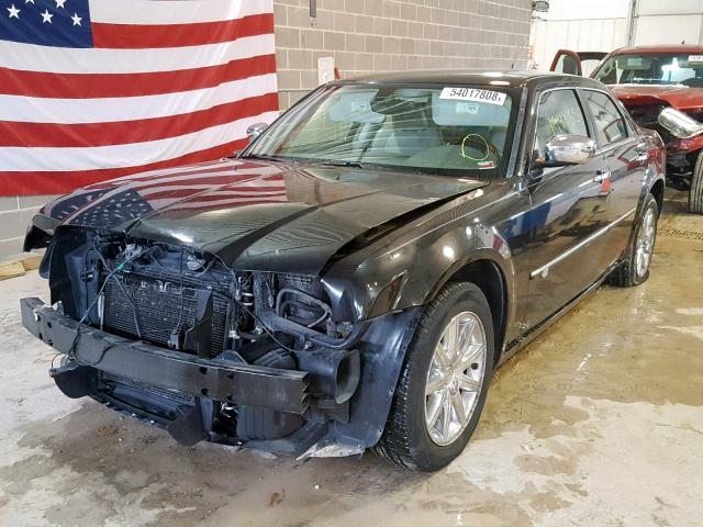 2C3KA63HX8H125478 - 2008 CHRYSLER 300C BLACK photo 2